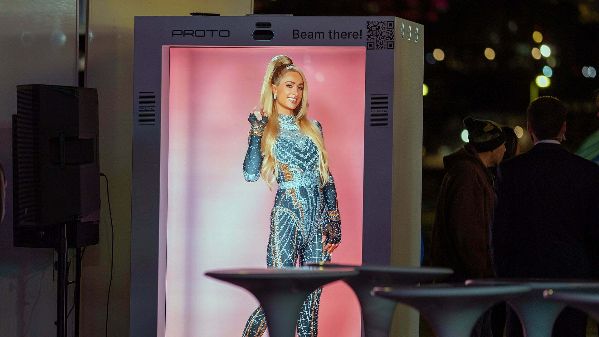 11-11 Media Paria Hilton hologram photo booth